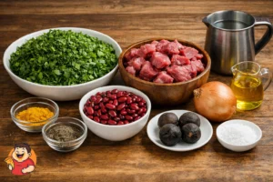 مواد لازم قرمه سبزی