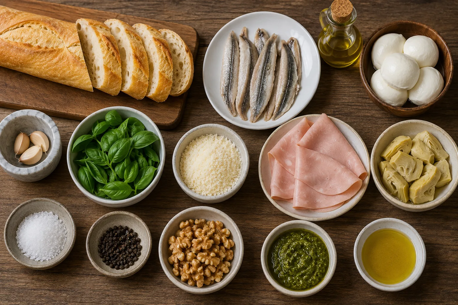 مواد لازم ساندویچ ماهی کولی