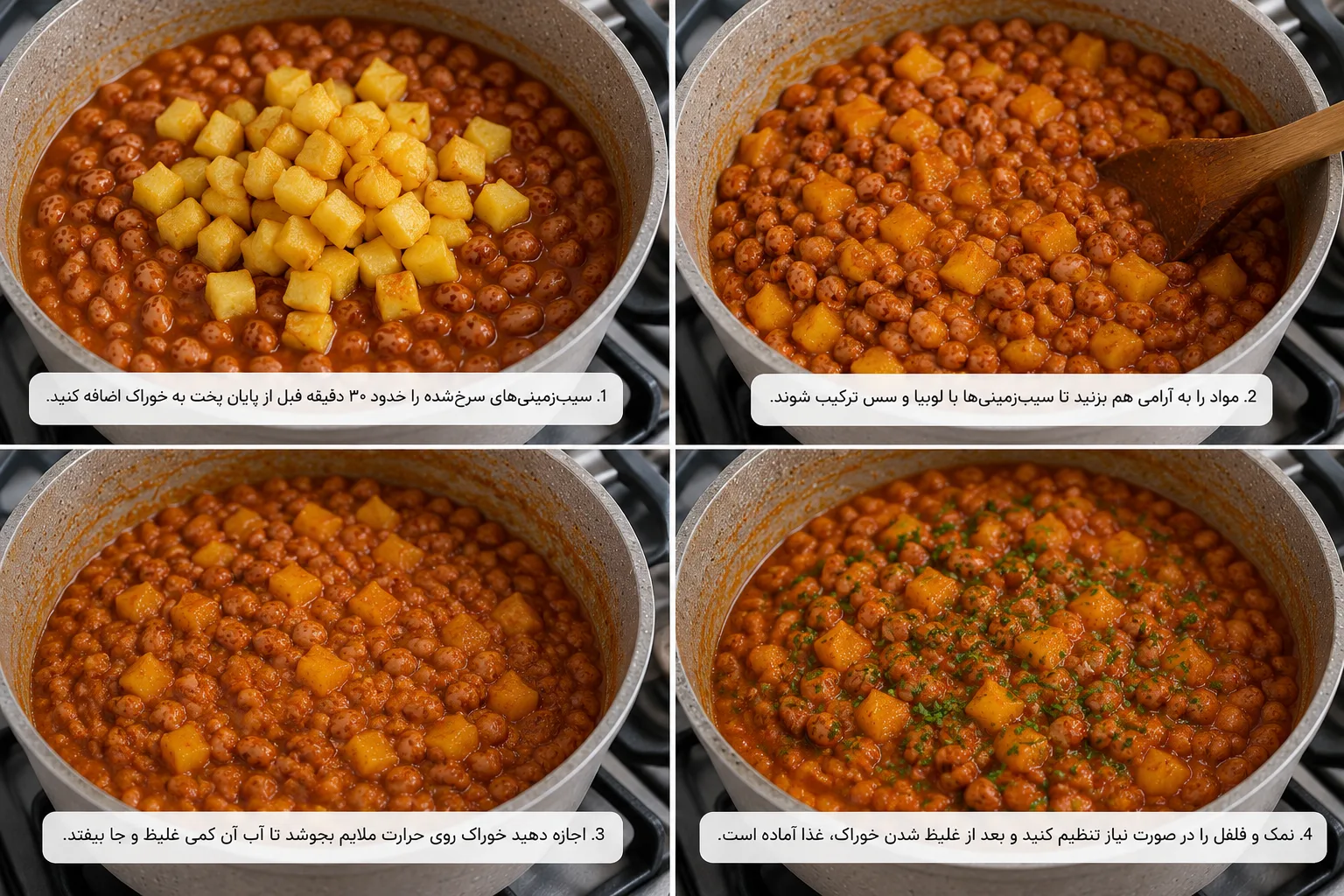 ترکیب نهایی خوراک