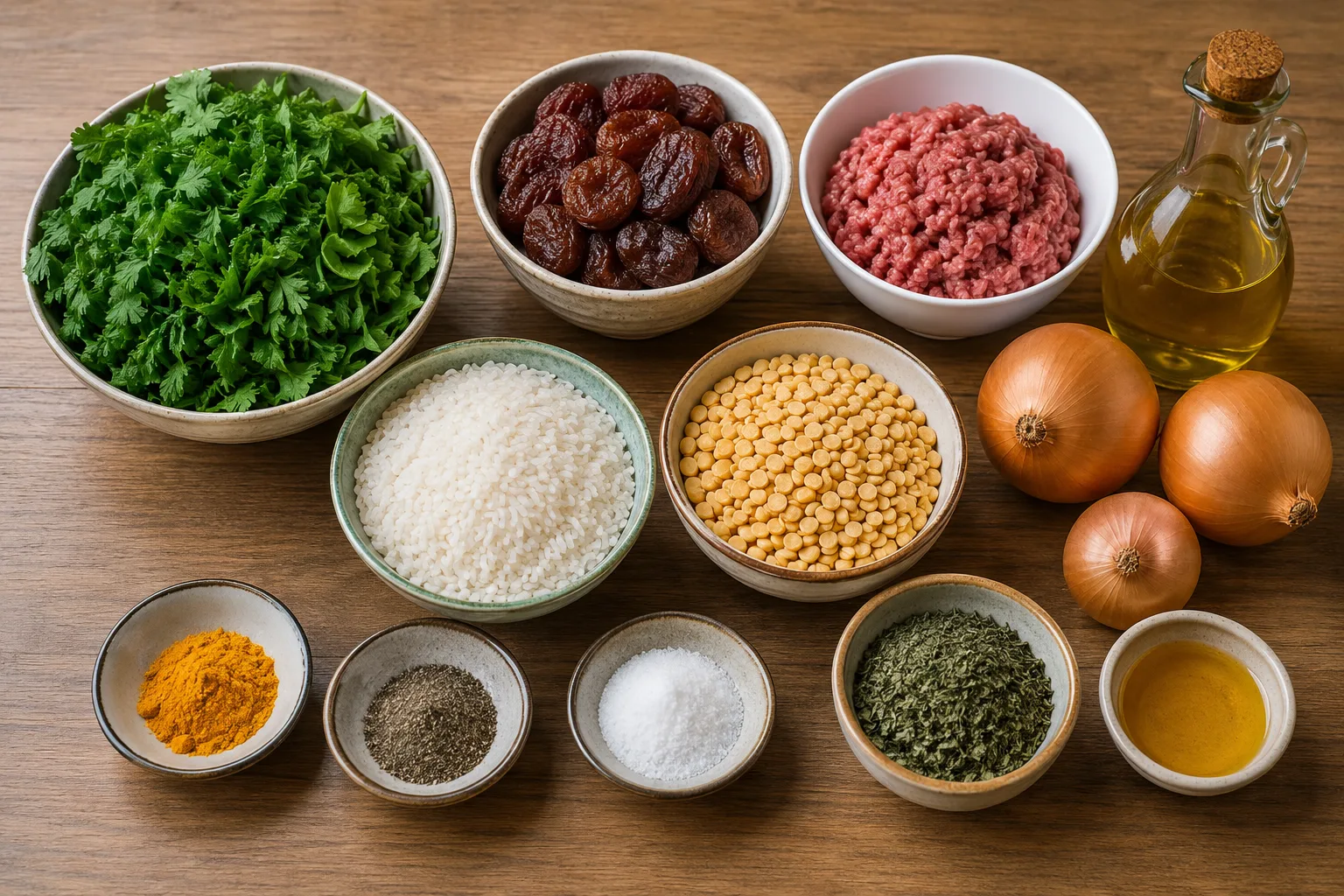 مواد لازم برای تهیه آش آلو
