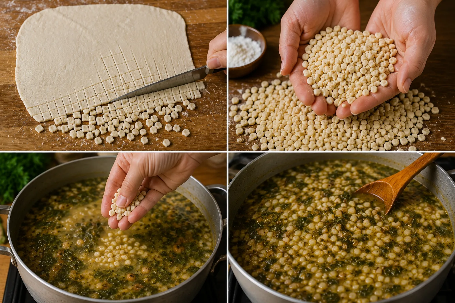 درست کردن اوماج‌ها