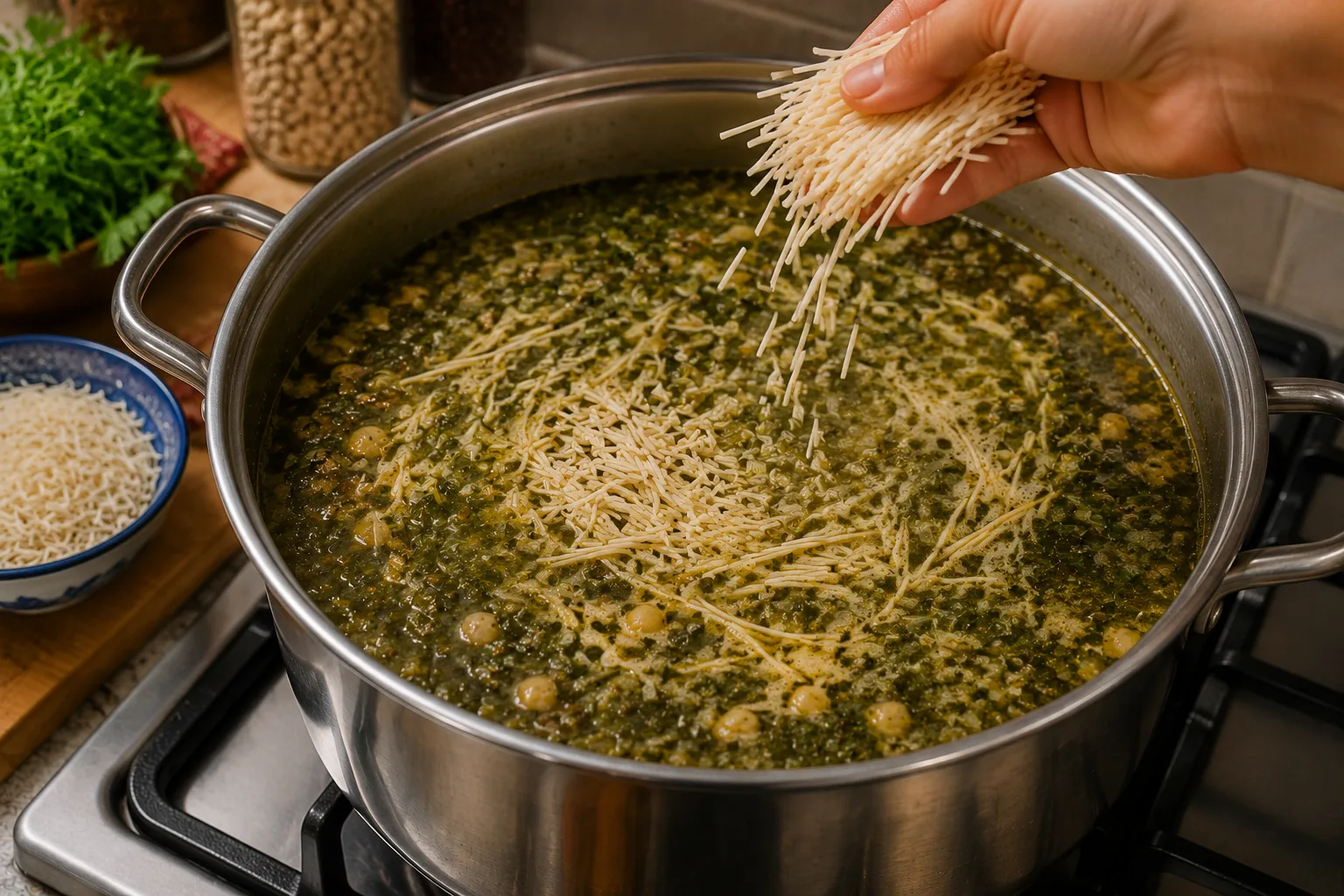 اضافه کردن رشته آش