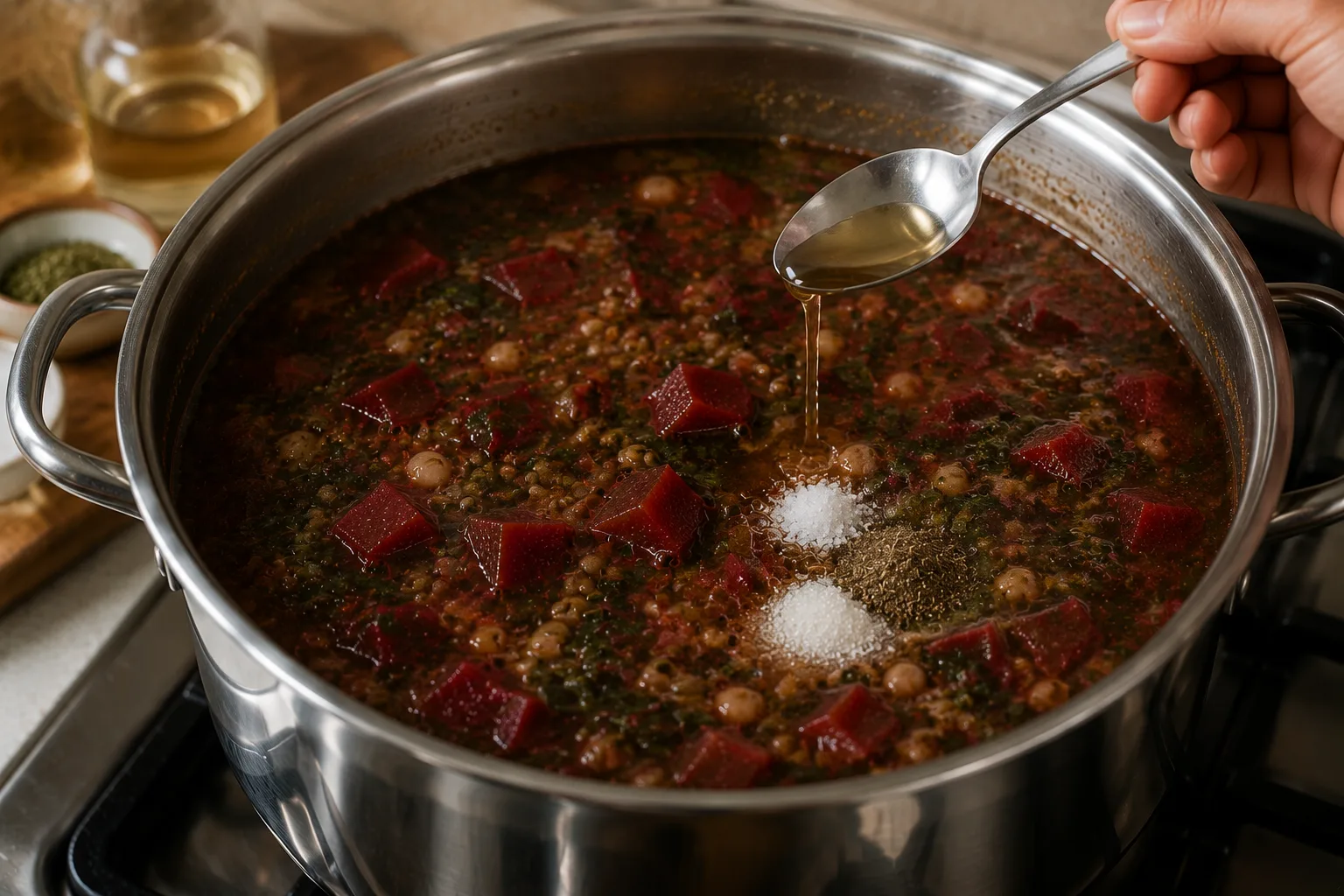 چاشنی نهایی آش