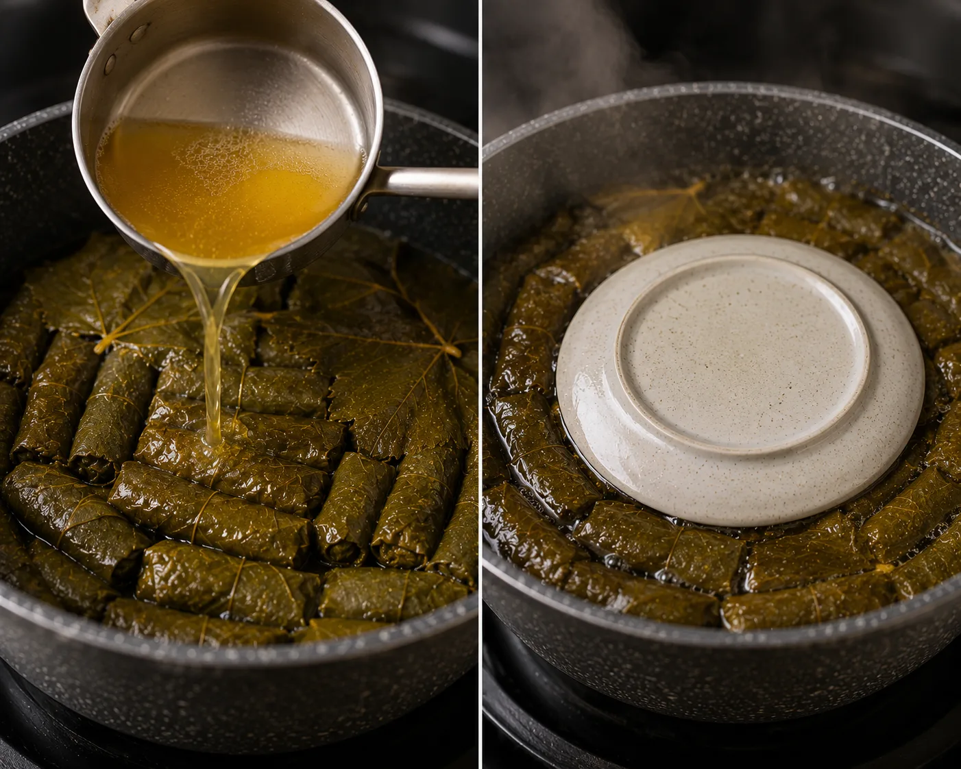 اضافه کردن چاشنی دلمه