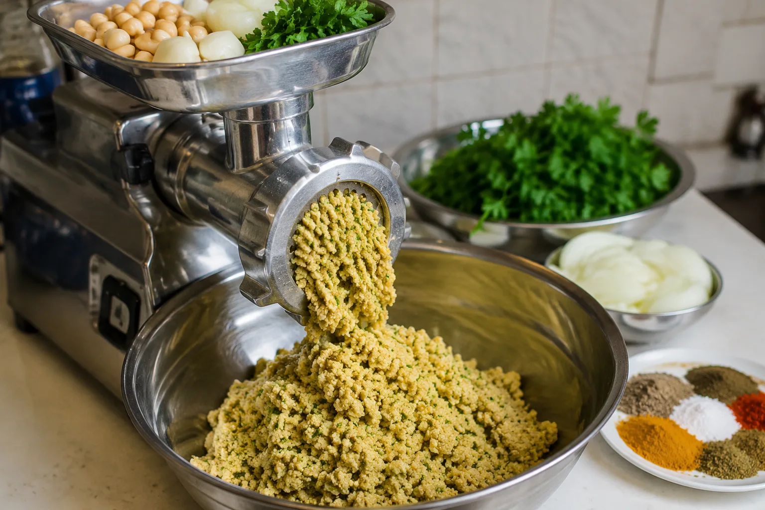 چرخ کردن مواد