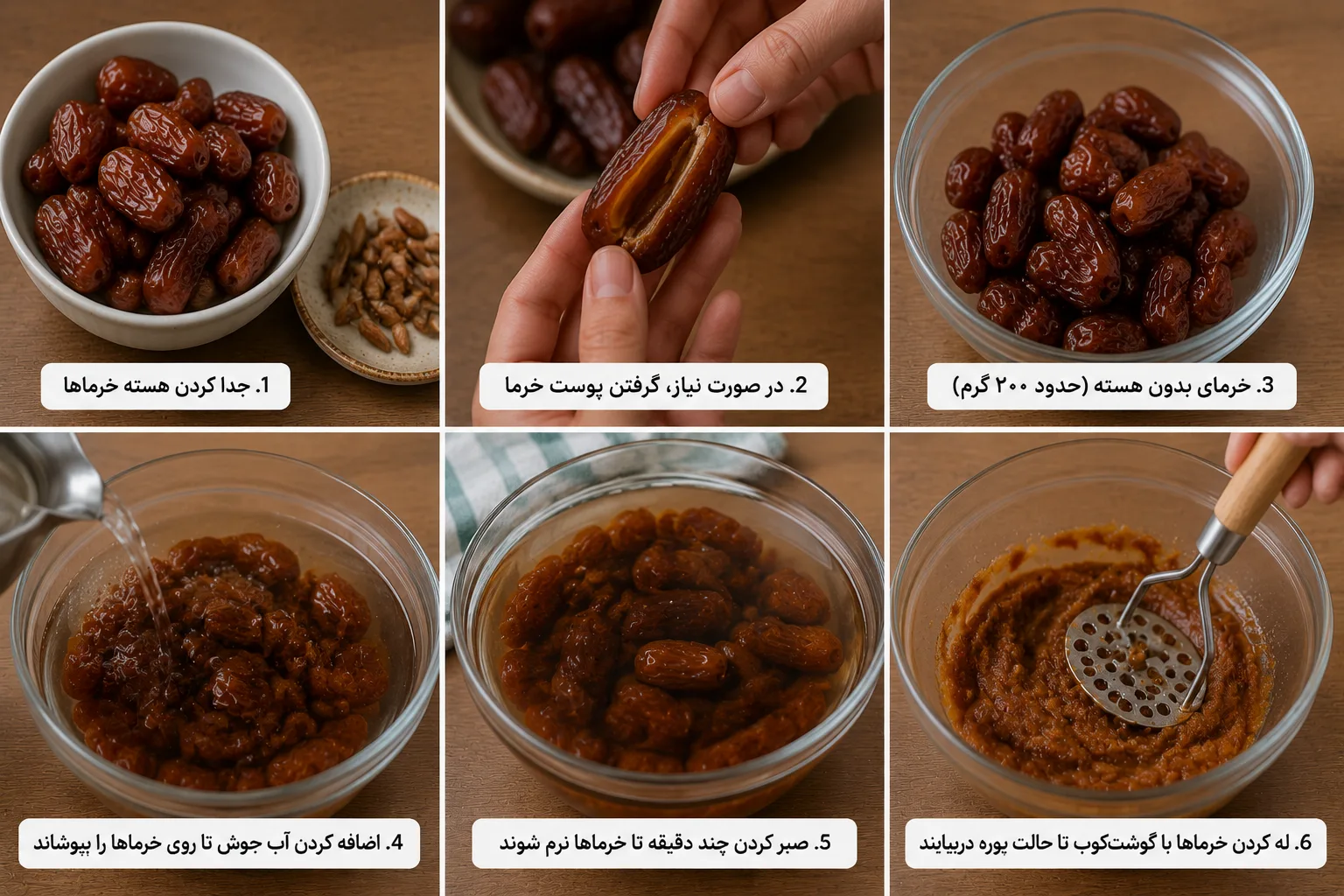 آمادهسازی خرما