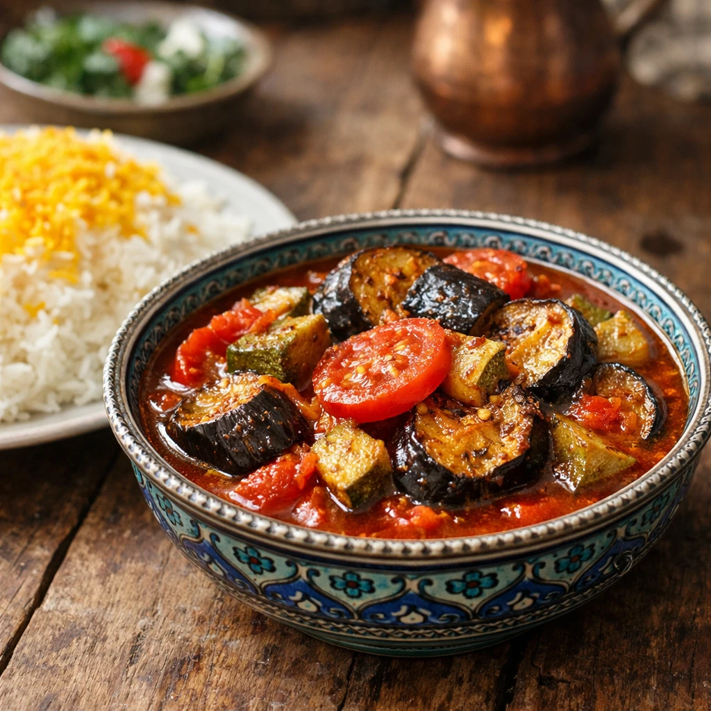 khoresht kado-va-bademjan