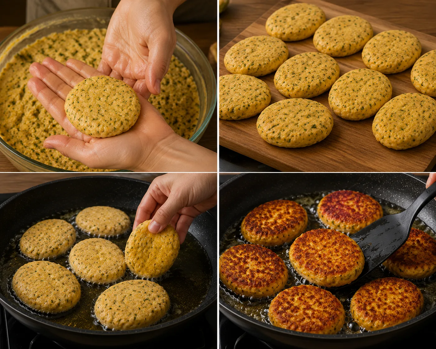 شکل دادن و سرخ کردن