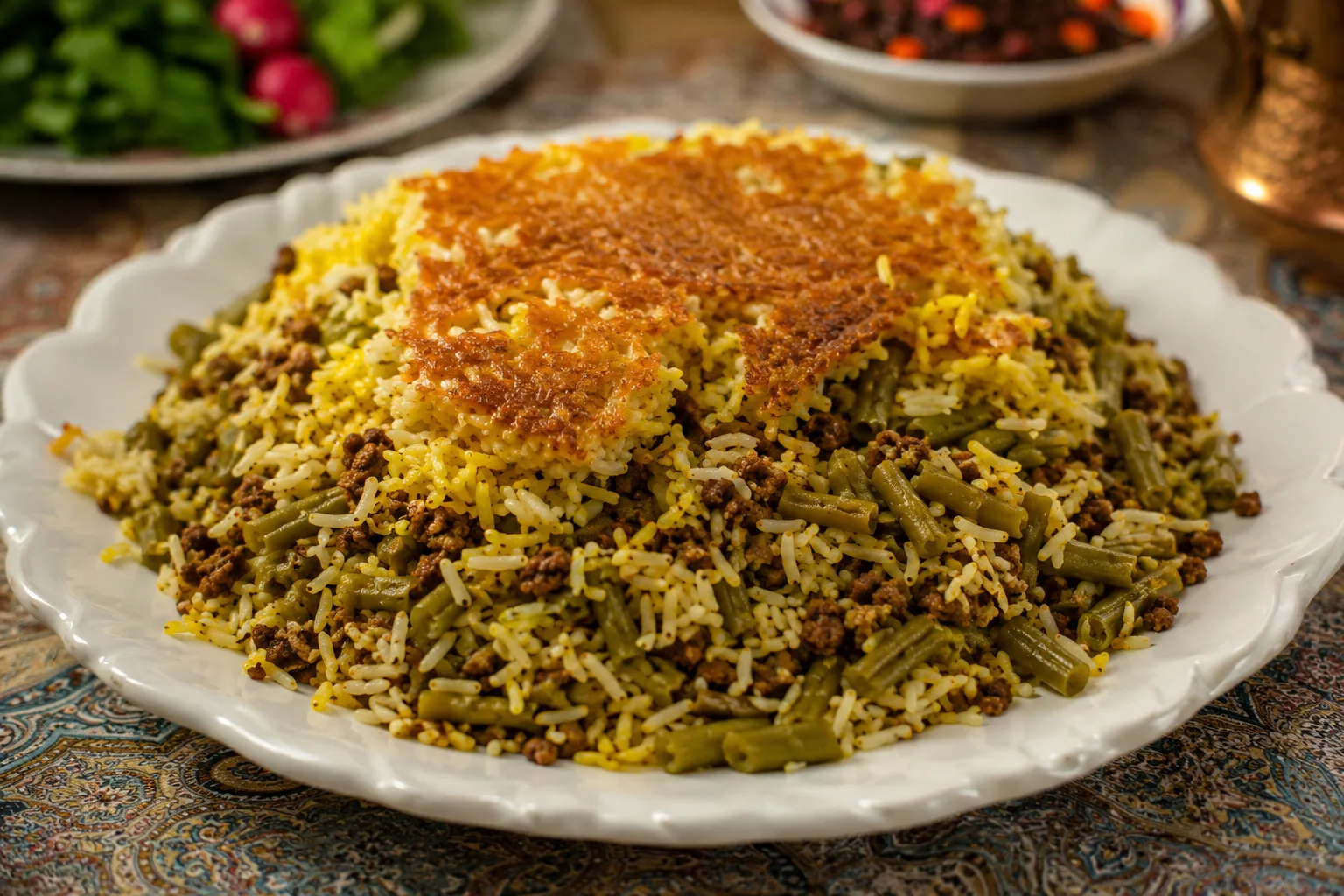 تزئین لوبیاپلو