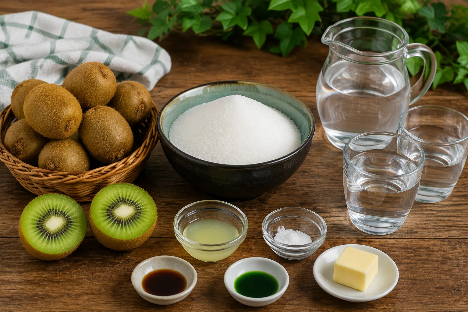 مواد لازم مربای کیوی