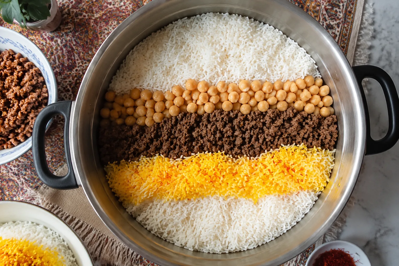 لایه چینیی نخود پلو