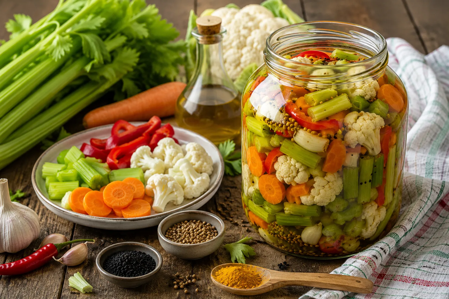 مواد لازم ترشی کرفس