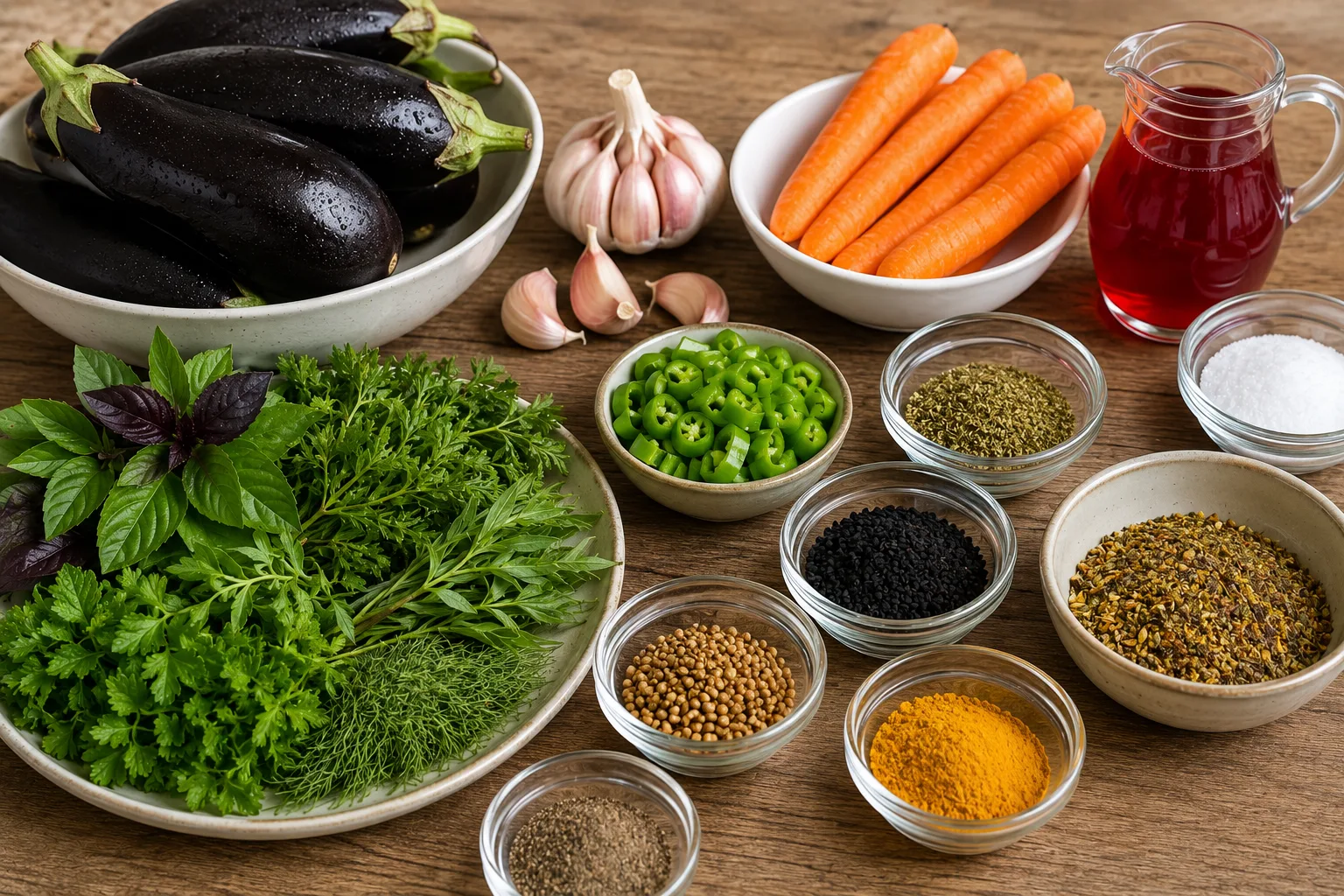 مواد لازم ترشی لیته