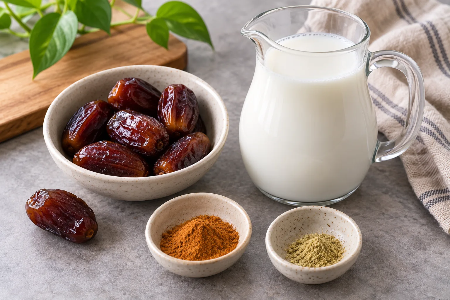 مواد لازم شیر خرما