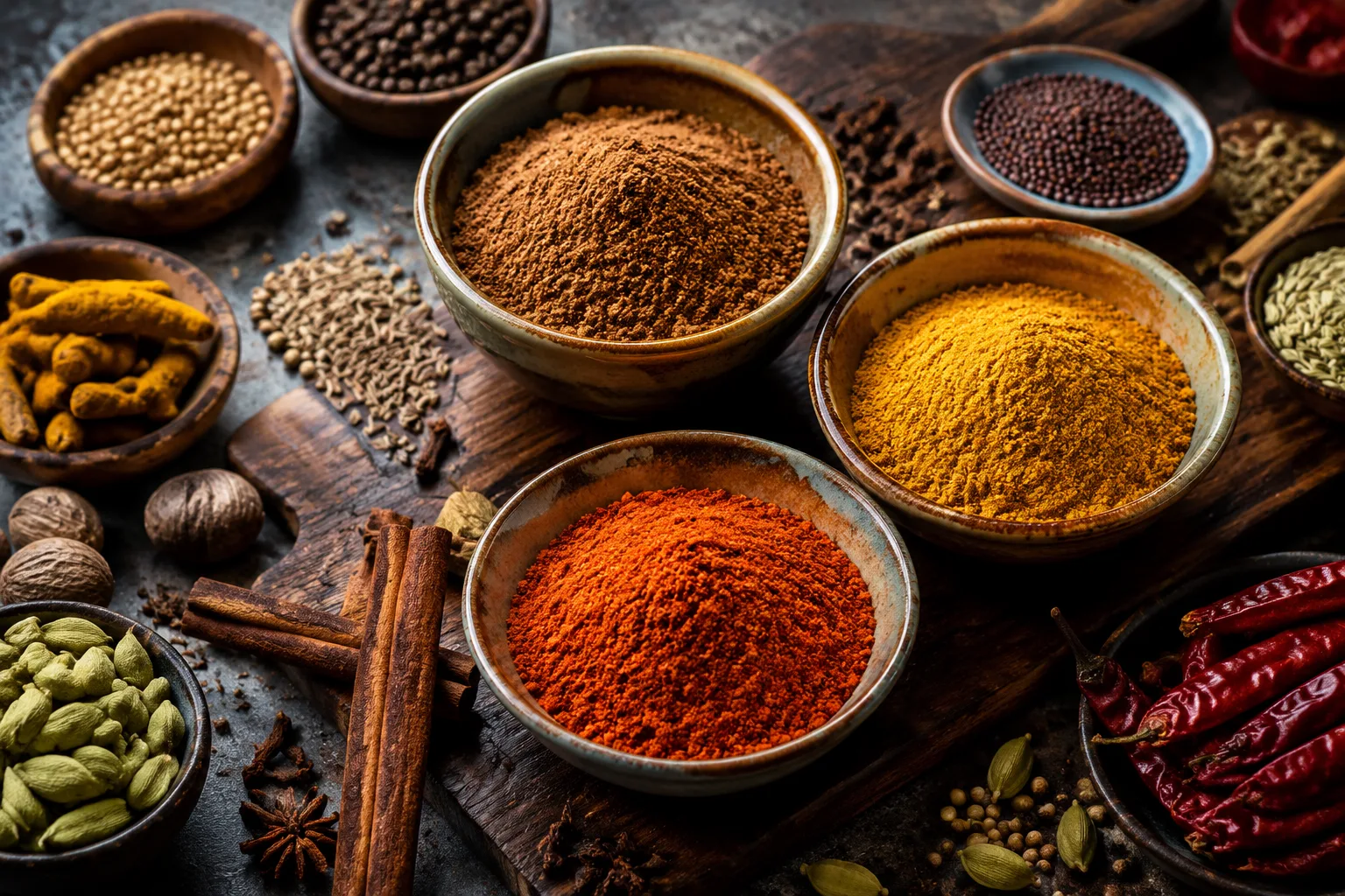 7 نوع ادویه هندی
