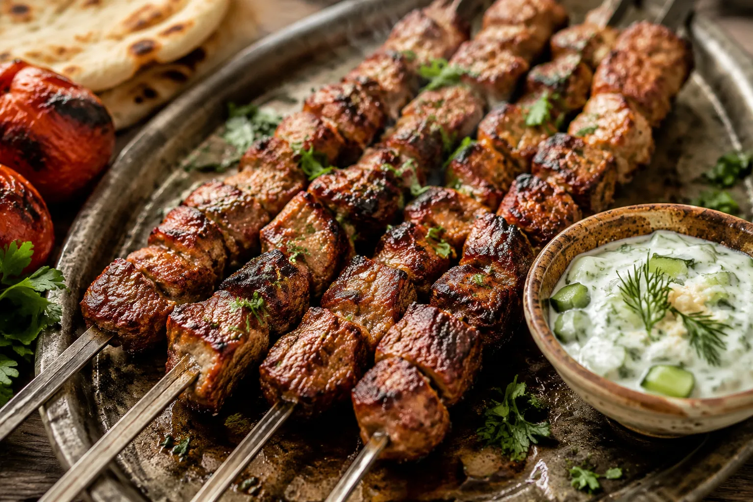 کباب بره با سس مخصوص