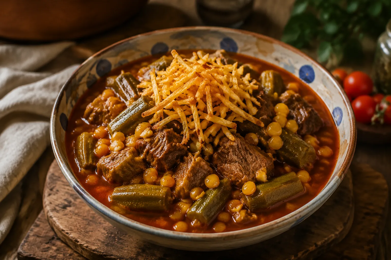 خورش بامیه مجلسی