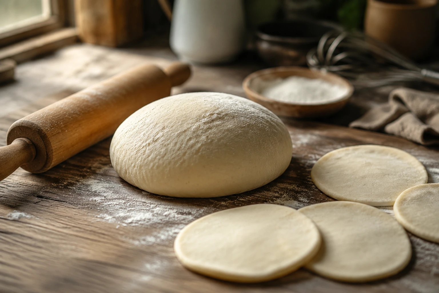 خمیر پیراشکی با خمیر مایه