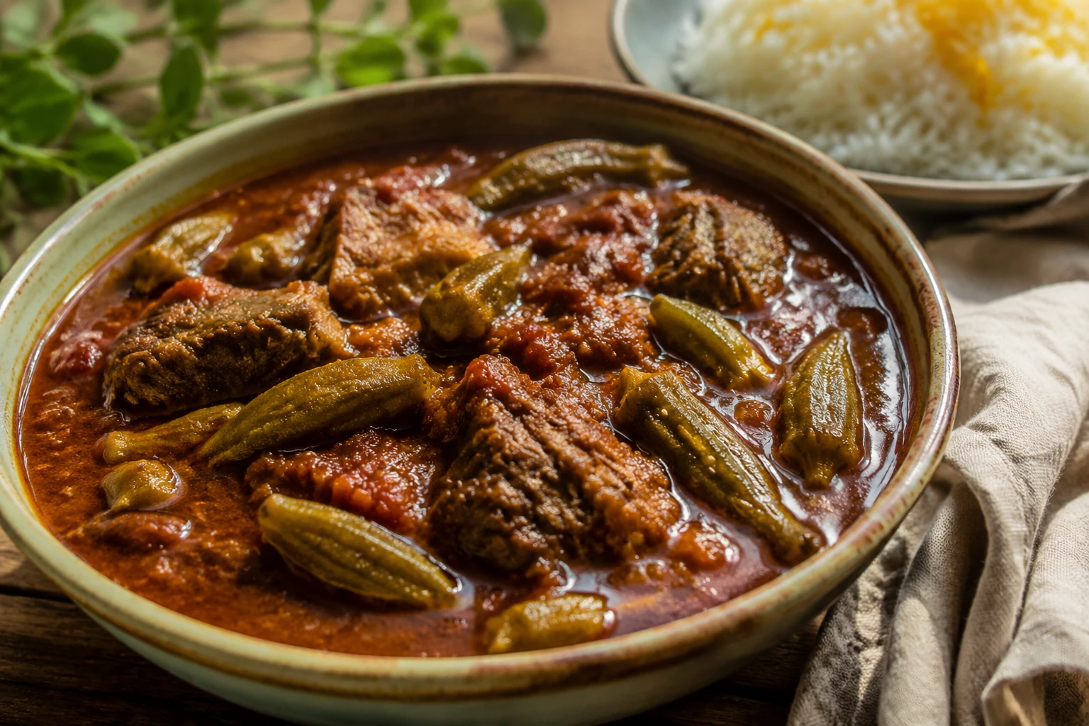 خورش بامیه حضوری