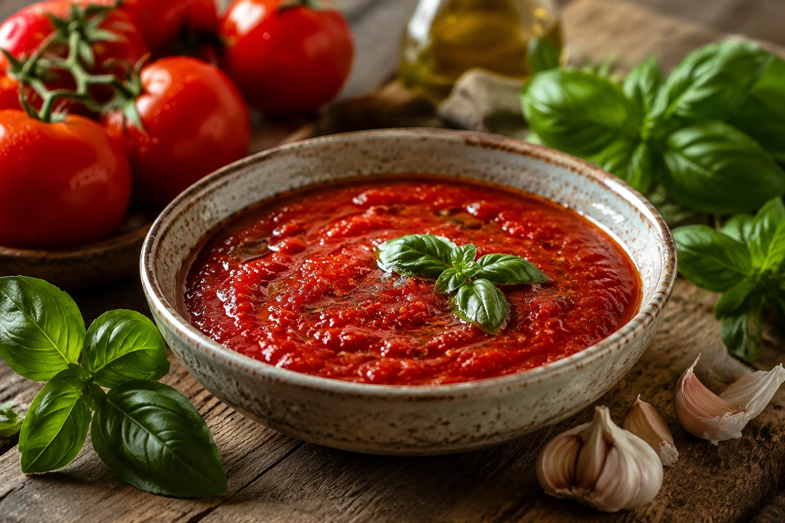 سس گوجه فرنگی برای پیتزا