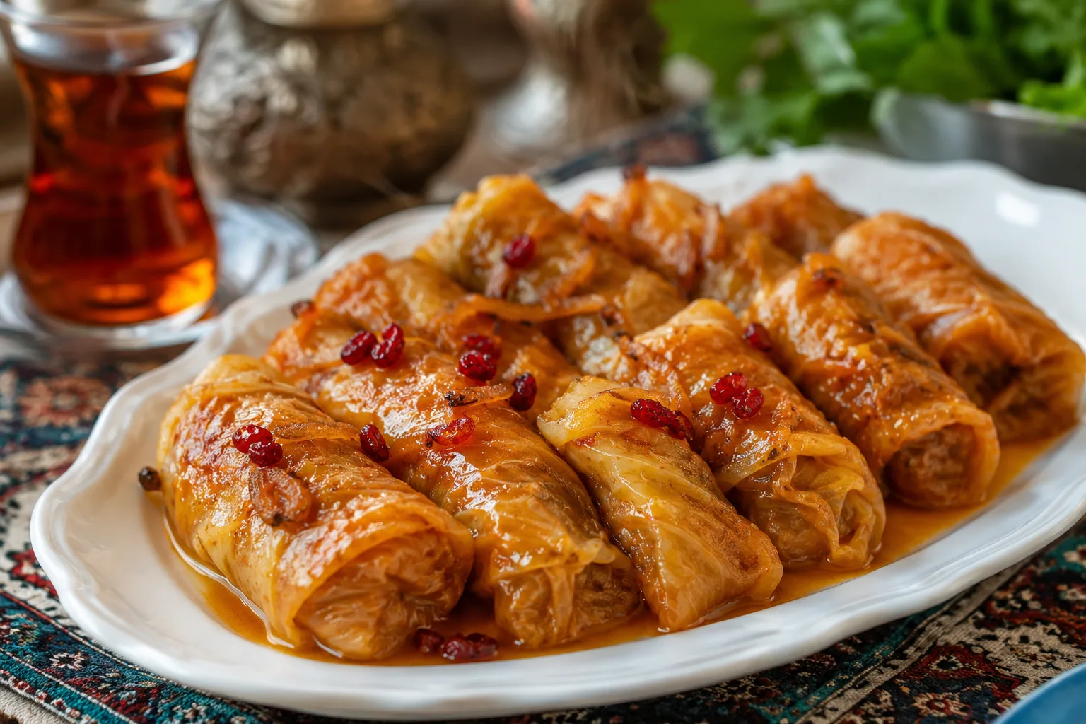 دلمه کلم برگ