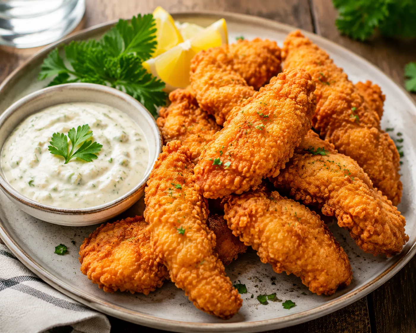 جوجه چینی با سس تارتار