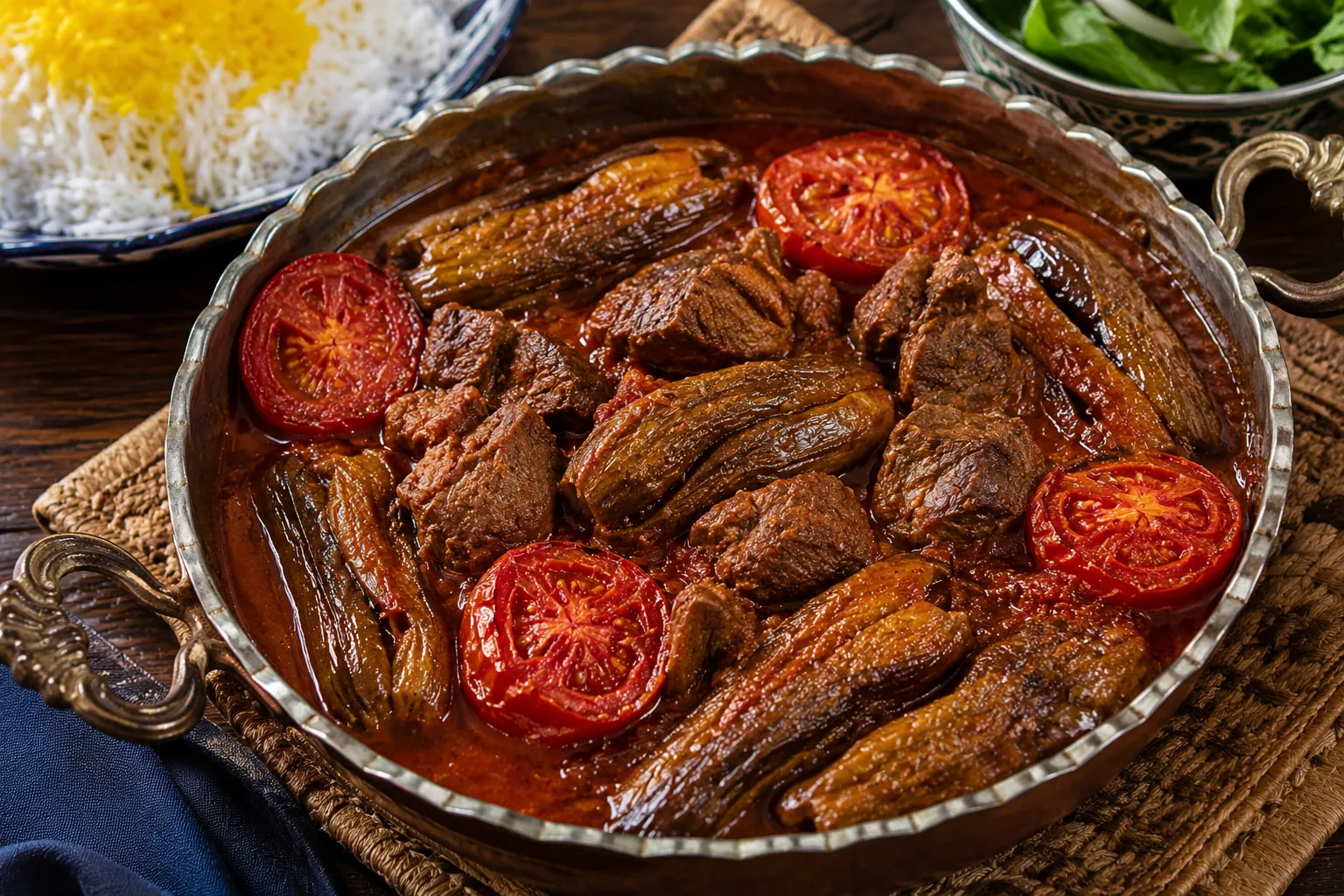 خورشت بادمجان مجلسی