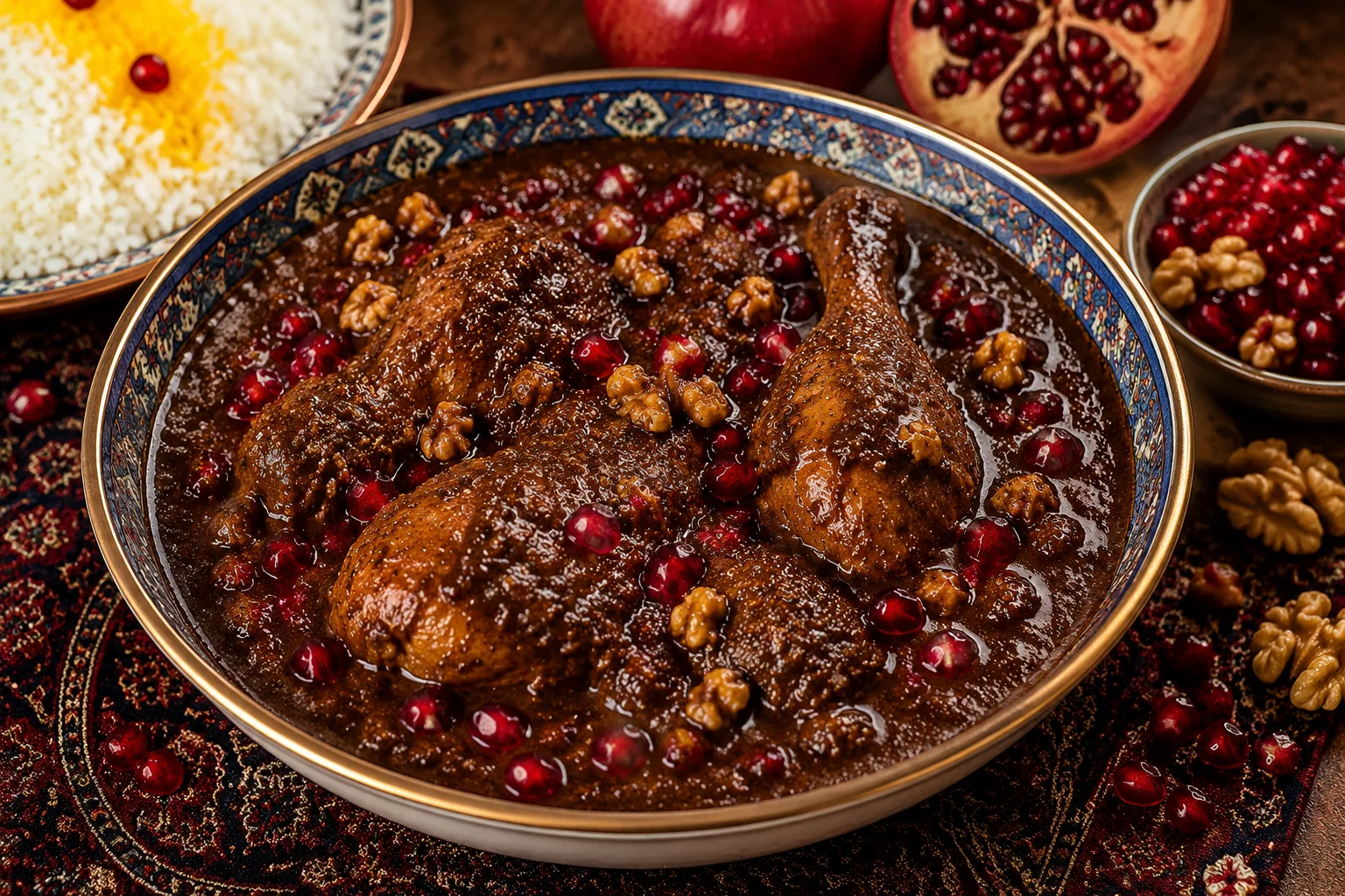 خورش فسنجان با انار
