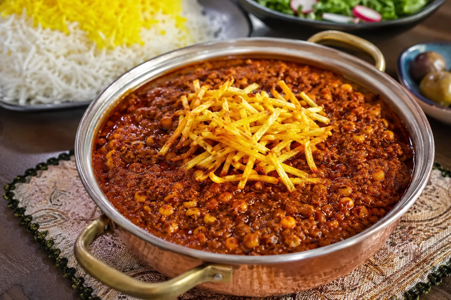 قیمه چرخ کرده لاهیجان
