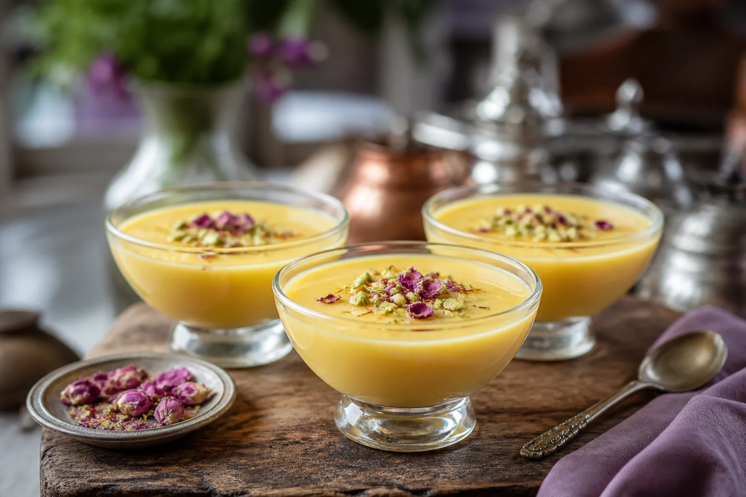 محلبی زعفرانی