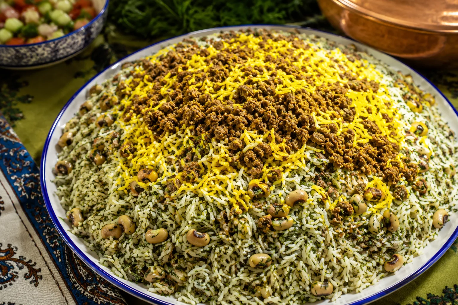 پلو شیرازی سنتی