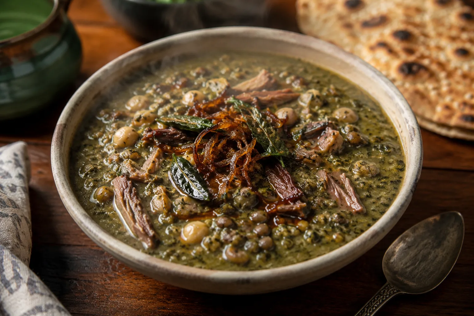 آش سبزی شیرازی