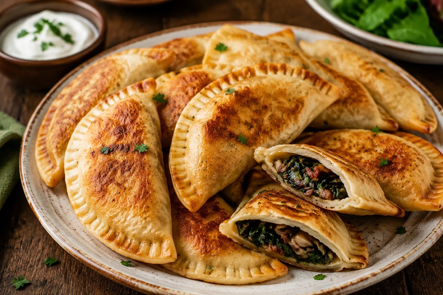 ساندویچ اسفناج ساده