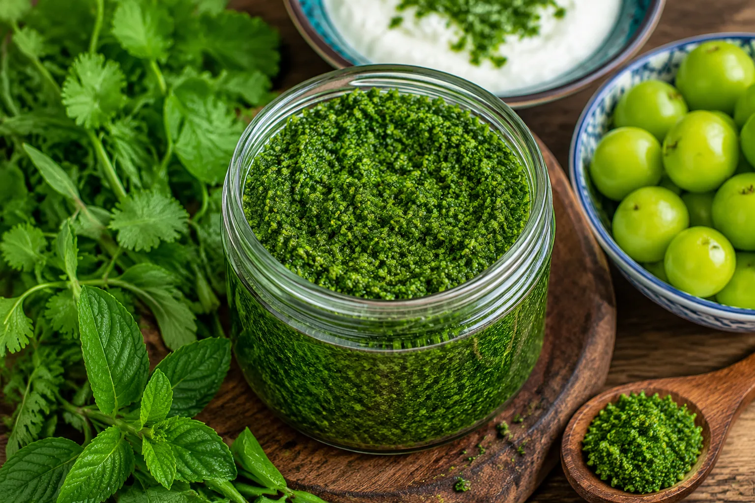 دلال یا نمک سبز خانگی