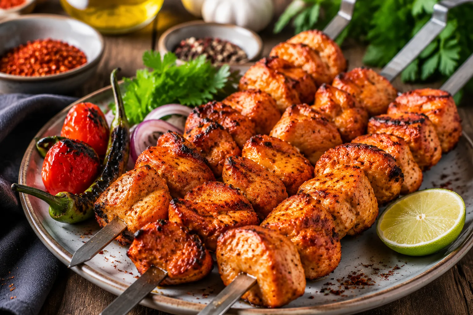 جوجه کباب چیلی