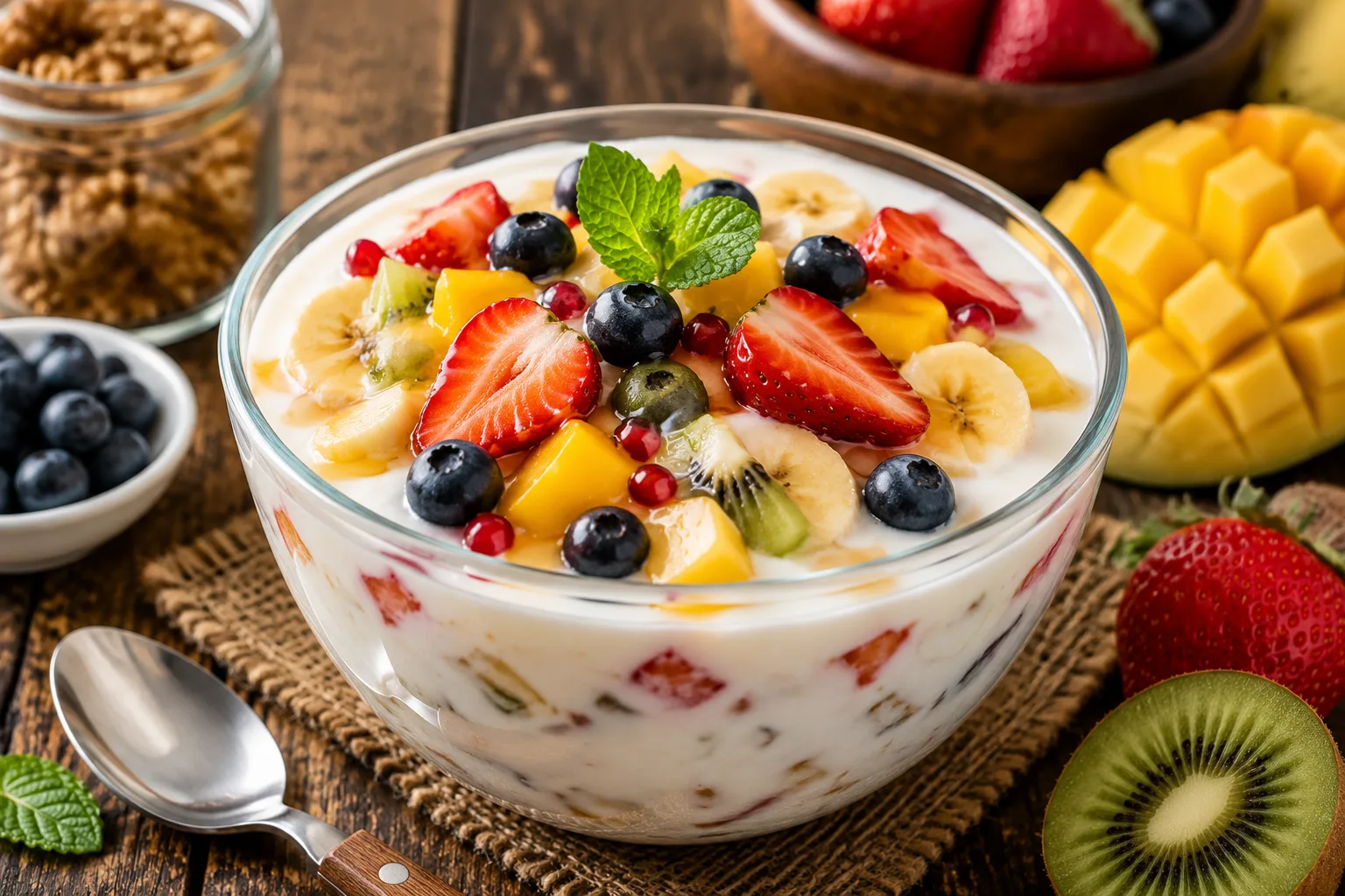 ماست میوه‌ای