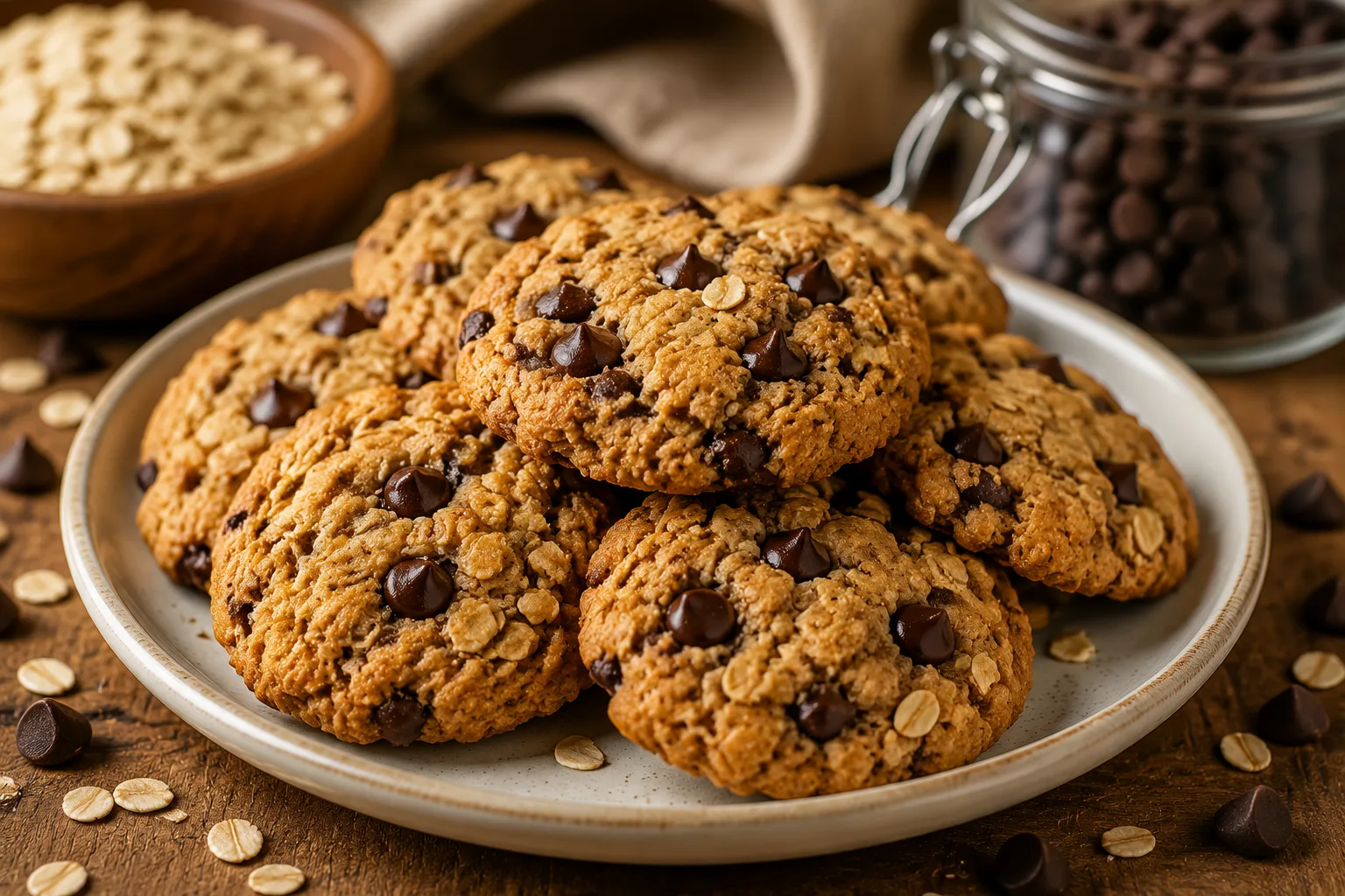 بیسکویت خانگی سالم با جو دوسر