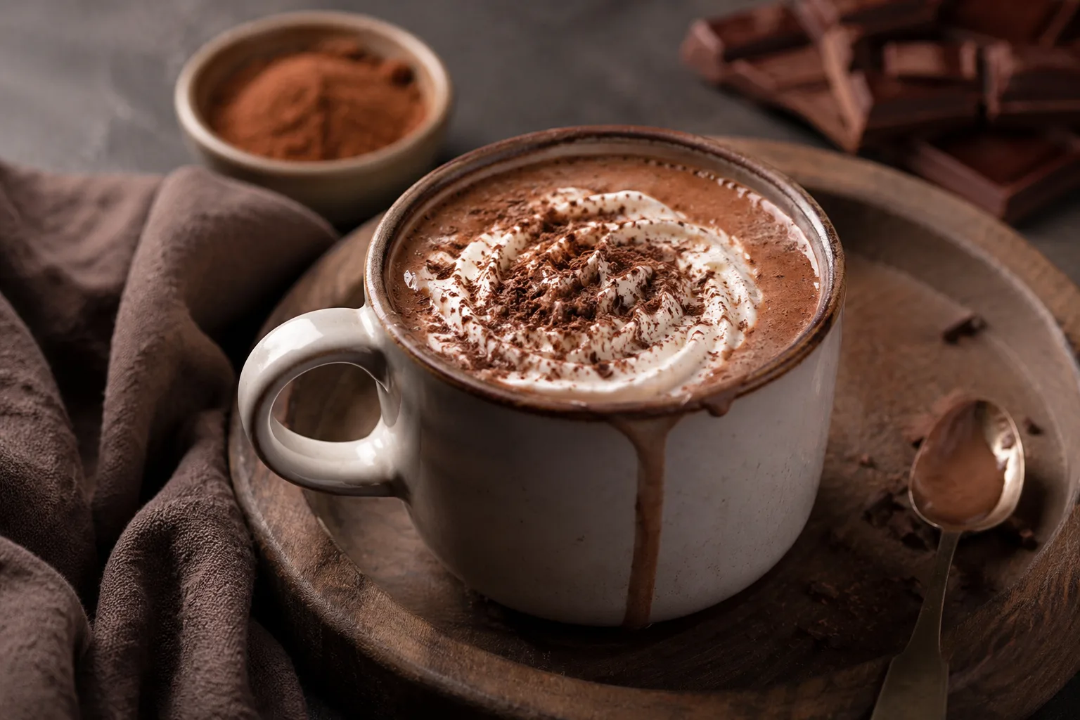 شکلات داغ خانگی