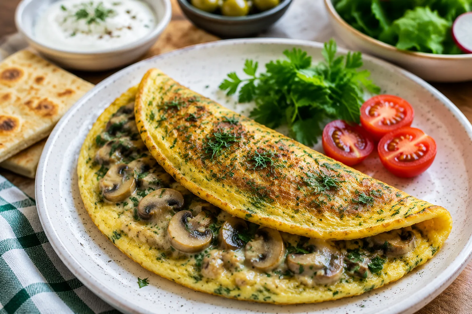 خاگینه قارچ
