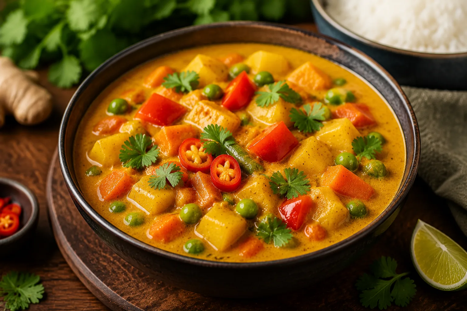 خورشت کاری تایلندی