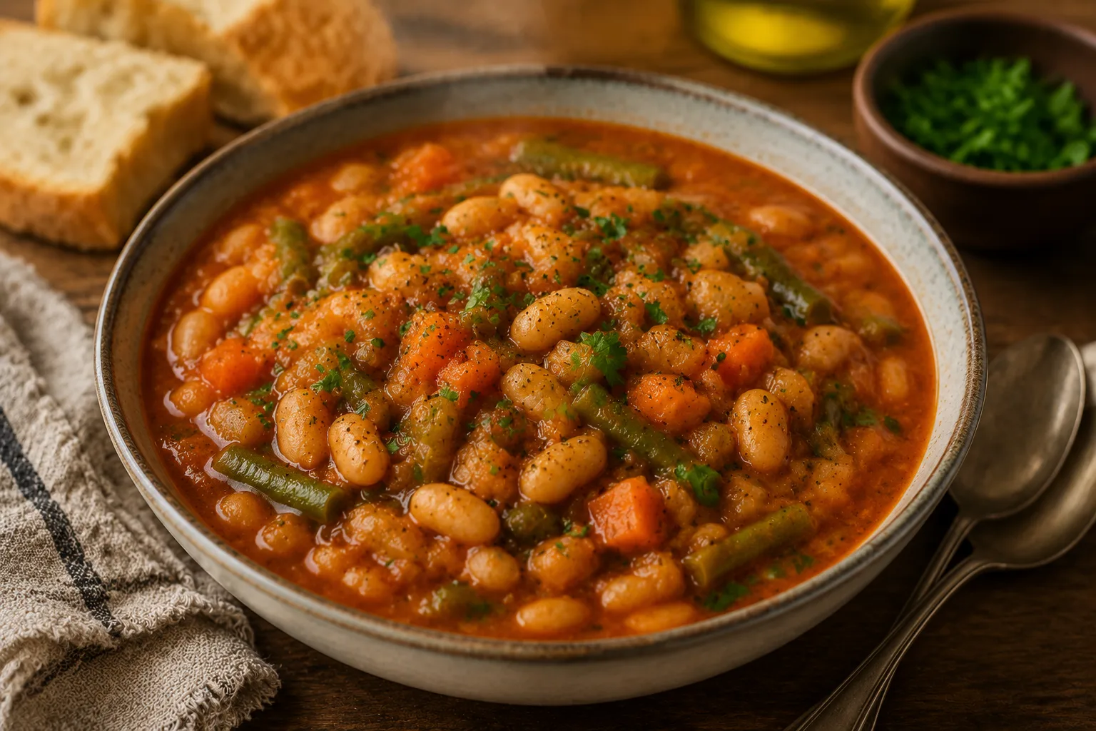 خوراک لوبیا گیاهی