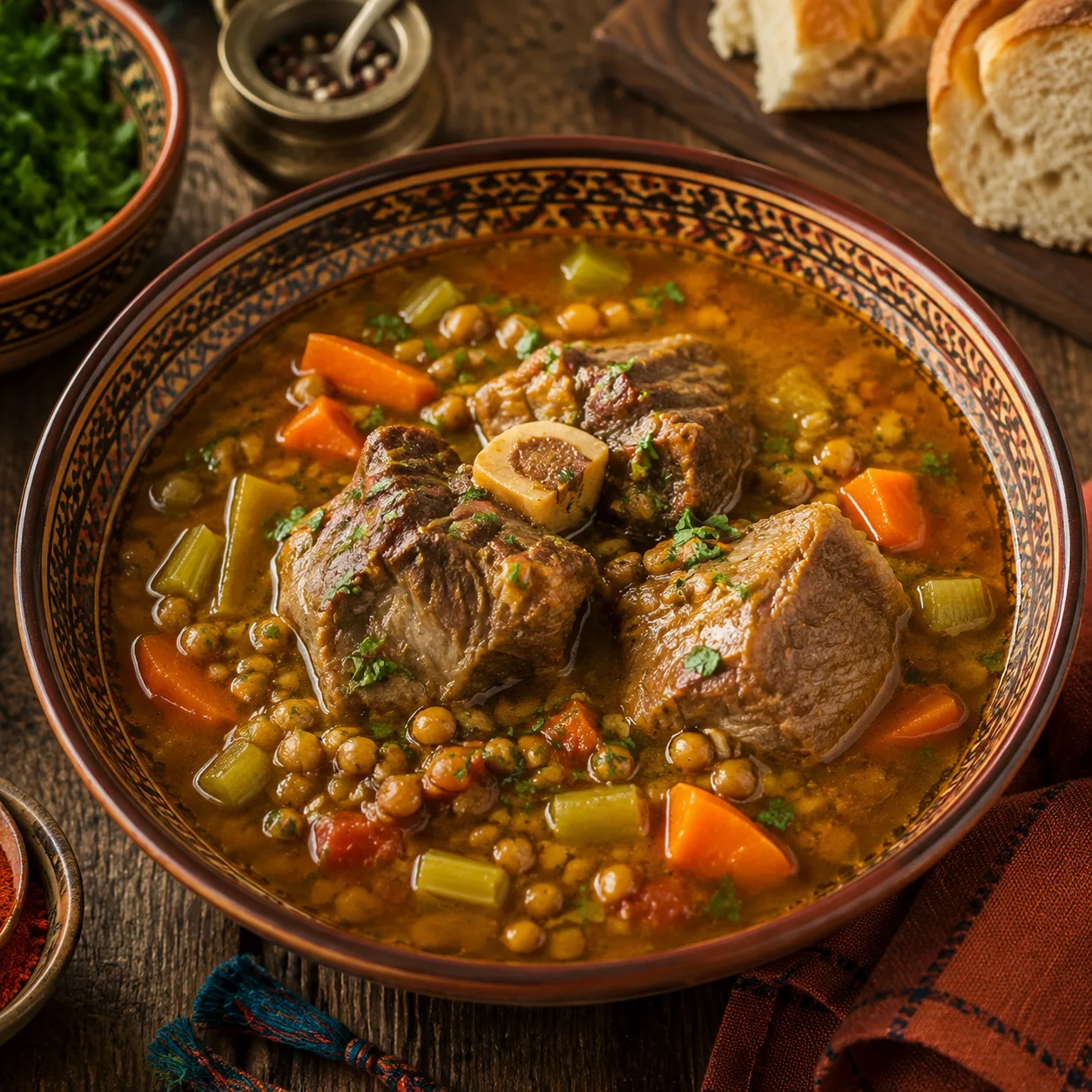 سوپ ماهیچه مراکشی
