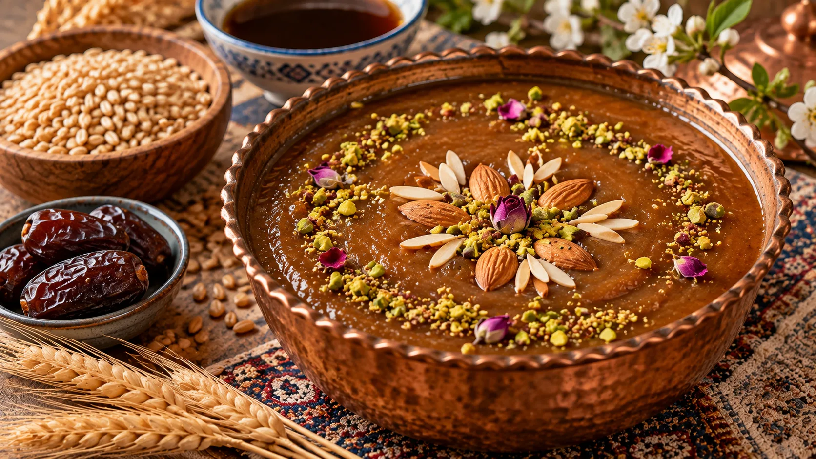 سمنو با شیره خرما